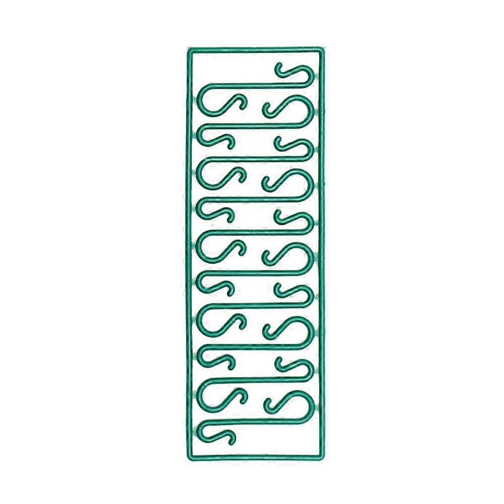 Christmas Tree Hooks Green Ornament Hooks Mini Hangers for Xmas Tree, Wreath, Christmas Vine