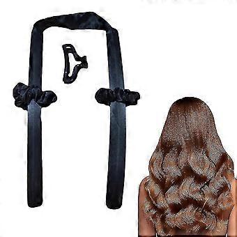 Heatless Hair Curlers kompatibel med langt hår, ingen varme silke krøller pannebånd du