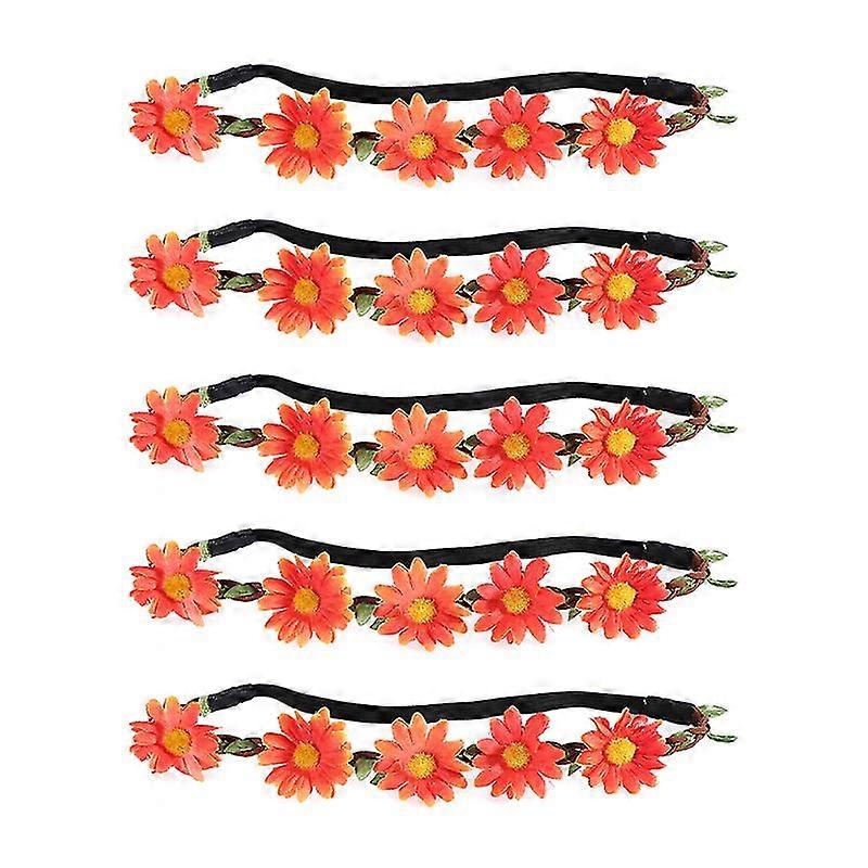 5pcs corona de girasol-c