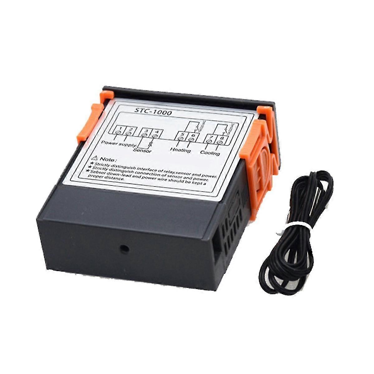 Digital Thermostat For Incubator Temperature Controller Thermoregulator Relay Heating Cooling Dc12v