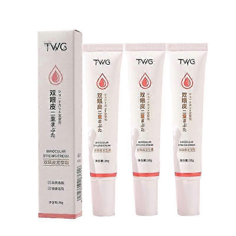 3pcs Double Eyelid Styling Cream, Double Eyelid Shaping Cream Invisible Eyelid Cream