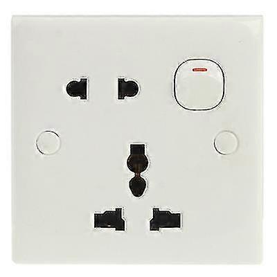 Electric Wall Switch And Socket, Eu / Au / Us Plug Socket With 1 Switch