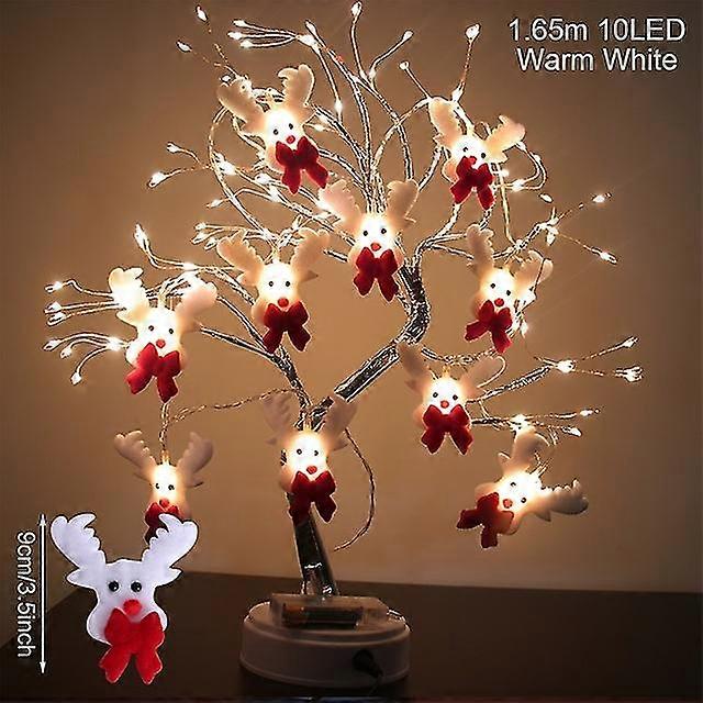 Bałwan Boże Narodzenie Led Garland String Light Wesołych Świątecznych Dekoracji Do Domu 2023 Ozdoba Drzewa Bożonarodzeniowego Xmas Navidad Prezenty