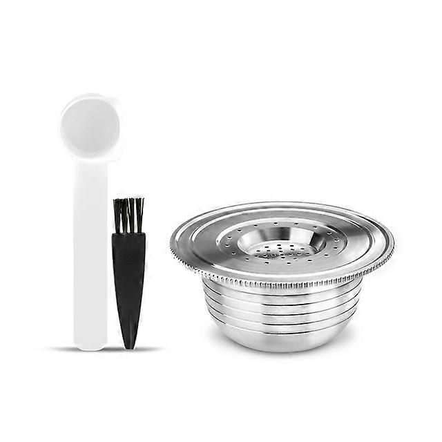 Reusable Coffee Capsule for Bialetti Maker Stainless Steel Refillable Filters Cafe Pod Crema 40ml Cup