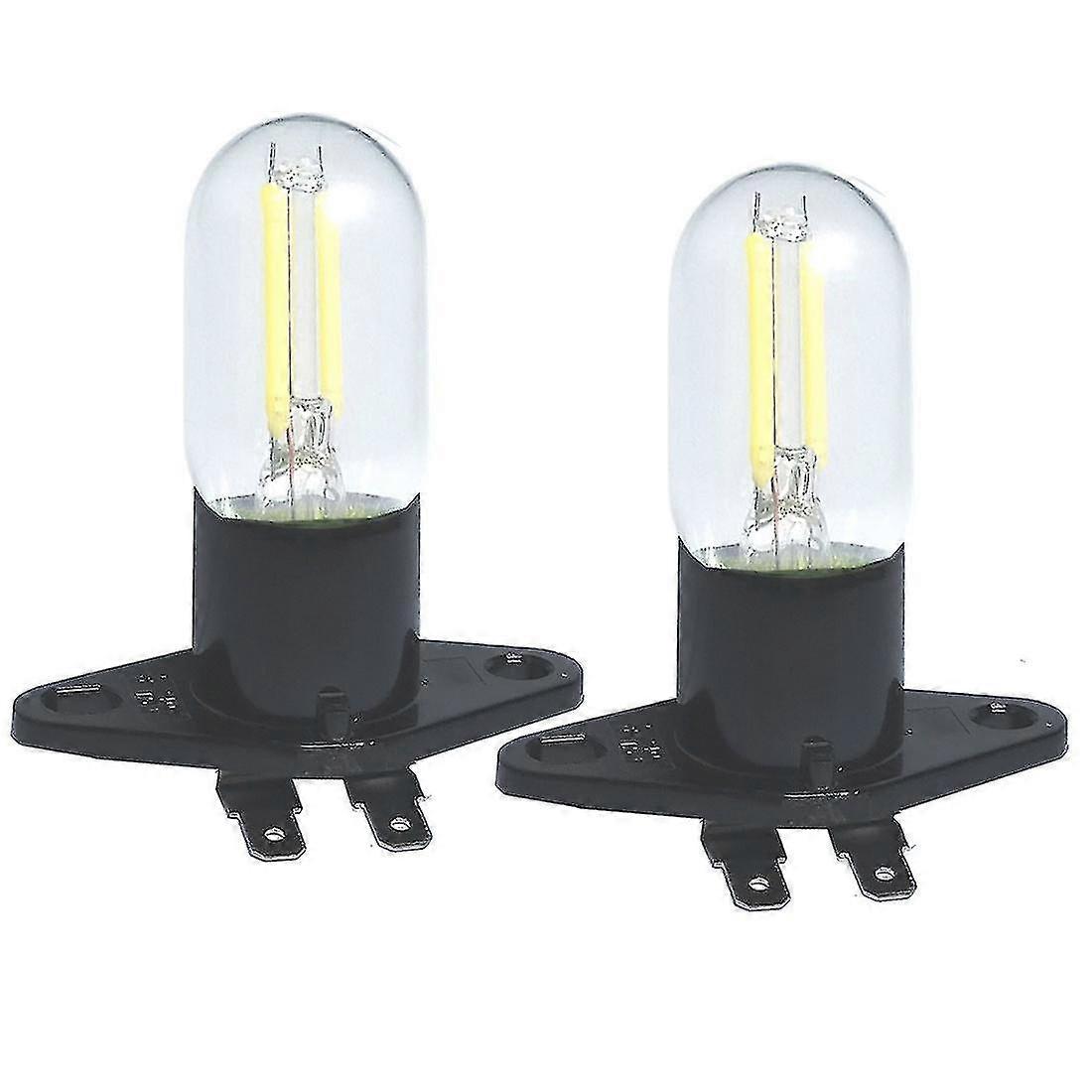 2X LED Z187 Microwave Oven Refrigerator Bulb