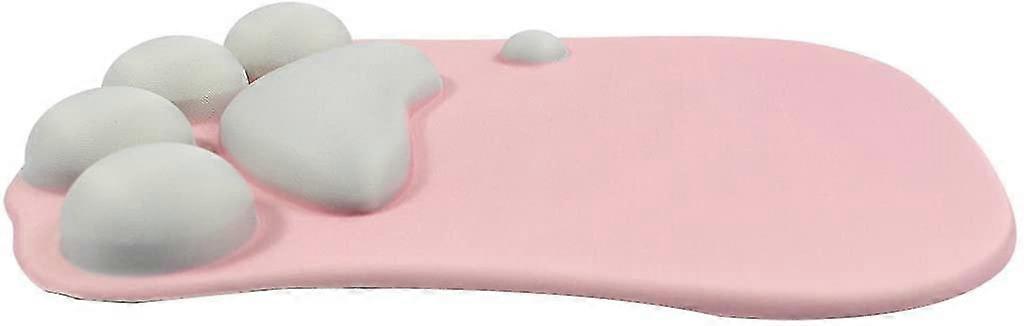 Gaming Mouse Pad With Gel Wrist Pad, Cute Cat Wrist Wrist Soft Silicone Wrist Rest Cushion
