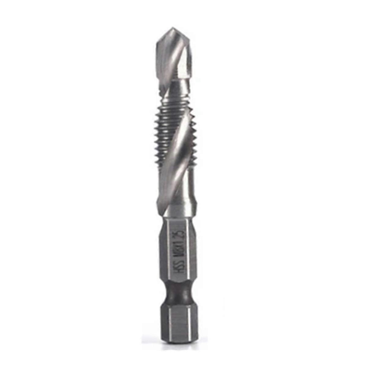 M8X1.25mm High-Speed Steel 4341 titanium vergulde composiet tapboor en tap geïntegreerde machinetap-open en afschuiningstool