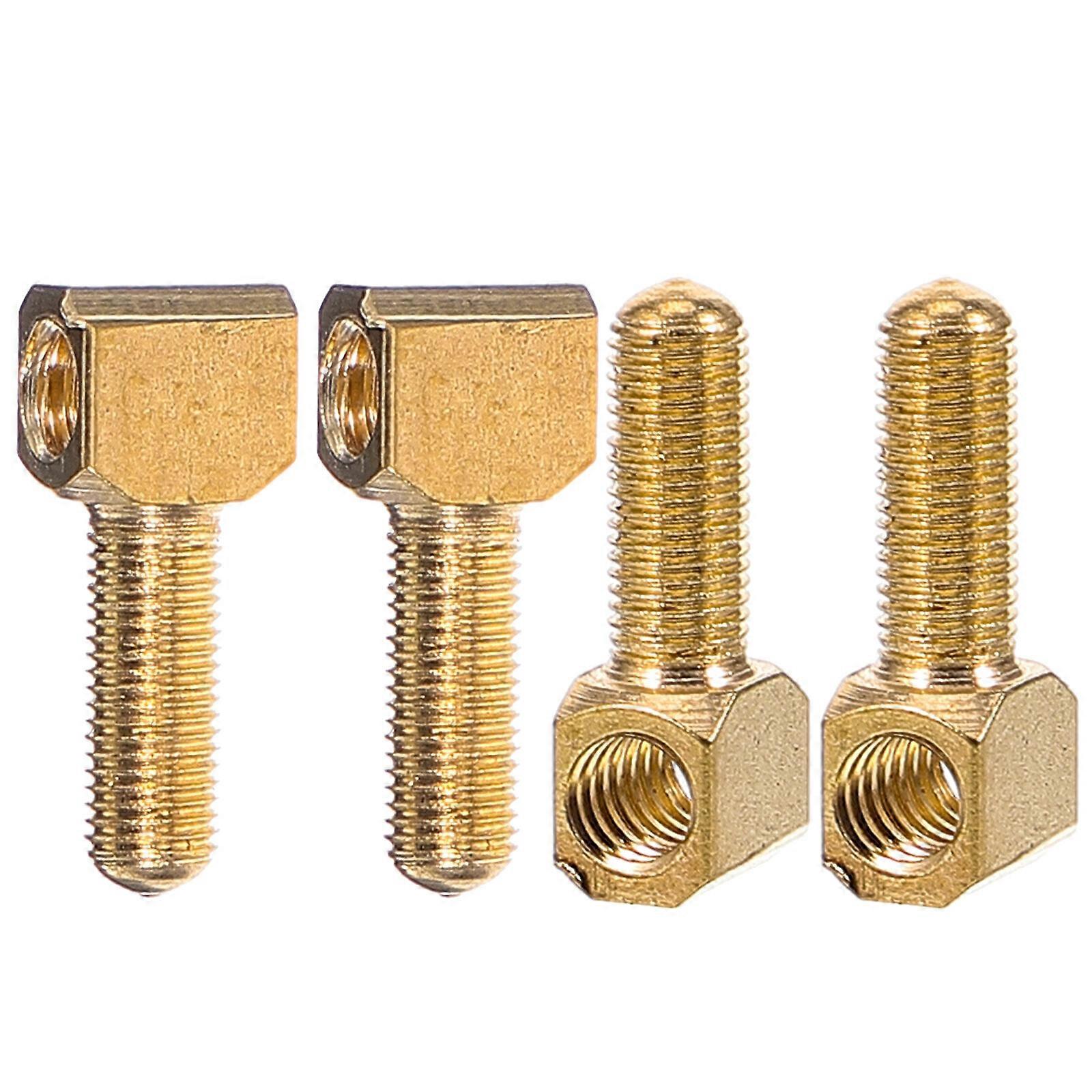 4pcs Violin Screw String Instrument Bow Frog Screw Violin Bow Instrument Part