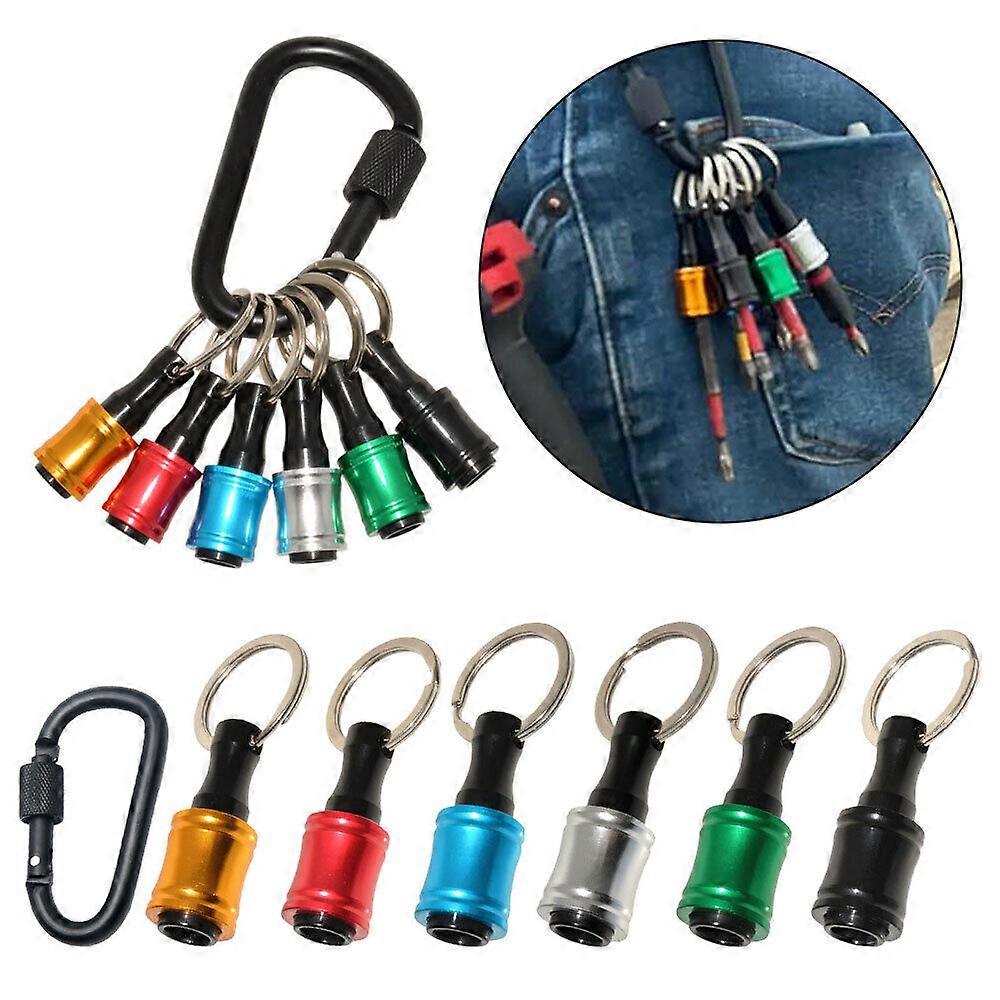 1/4 Hexagonal Screwdriver Head Bracket Hiking Buckle, Hex Shank Bits Holder