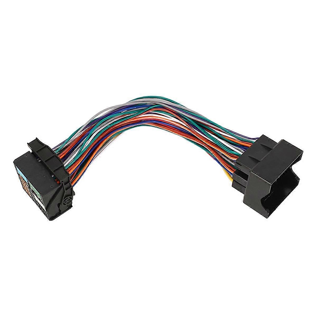 23cm 52Pin Extension Adapter Cable with Quadlock Connector Radio Wiring Harness for A1 A3 A4 A5 A6 A7