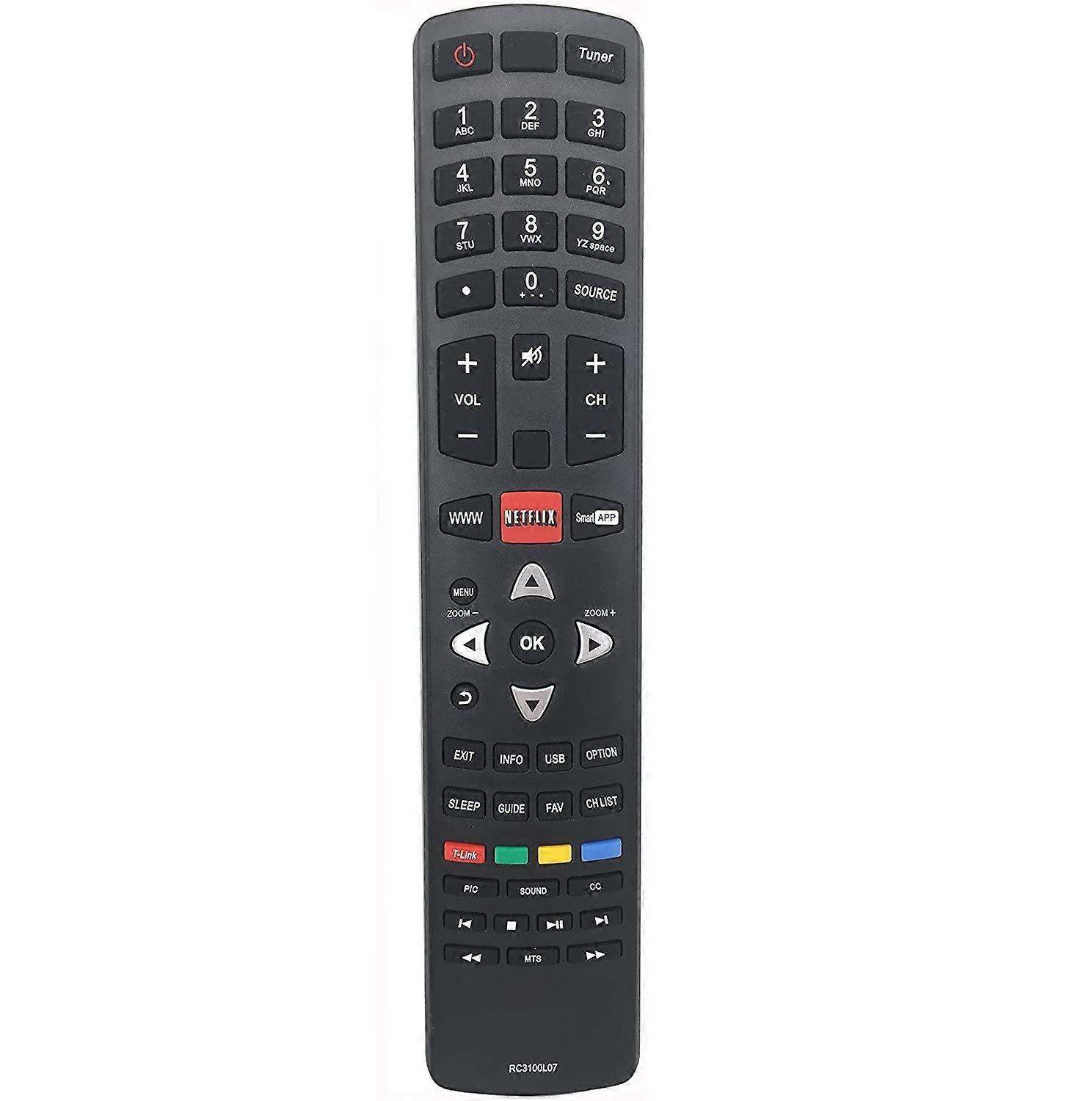 RC3100L07 Remote Control For TCL LCD LED TV