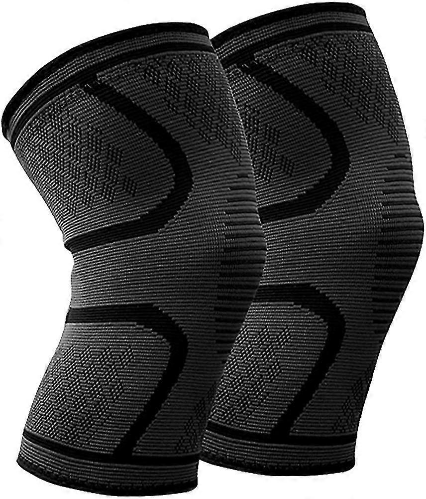 Knee Support (pair) Non-slip Elastic Knee Pad Breathable Knee Compression