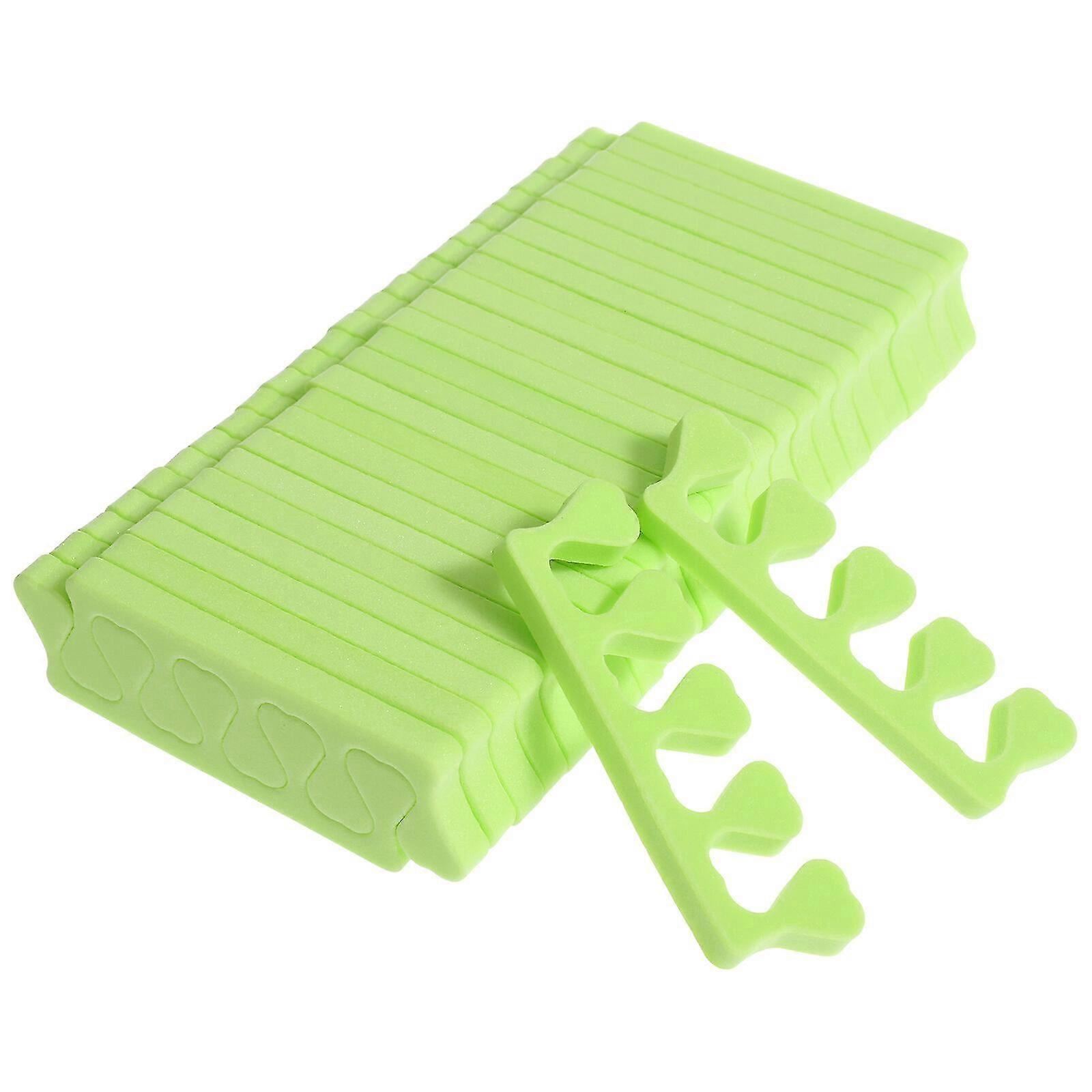 100 Pairs Disposable Separators Toe Separators for Men Women (Random Color)