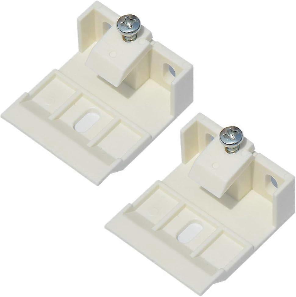 2pcs Mount Bracket Holder for Pleated and Cellular Shades Headrail Support Bracket Clip