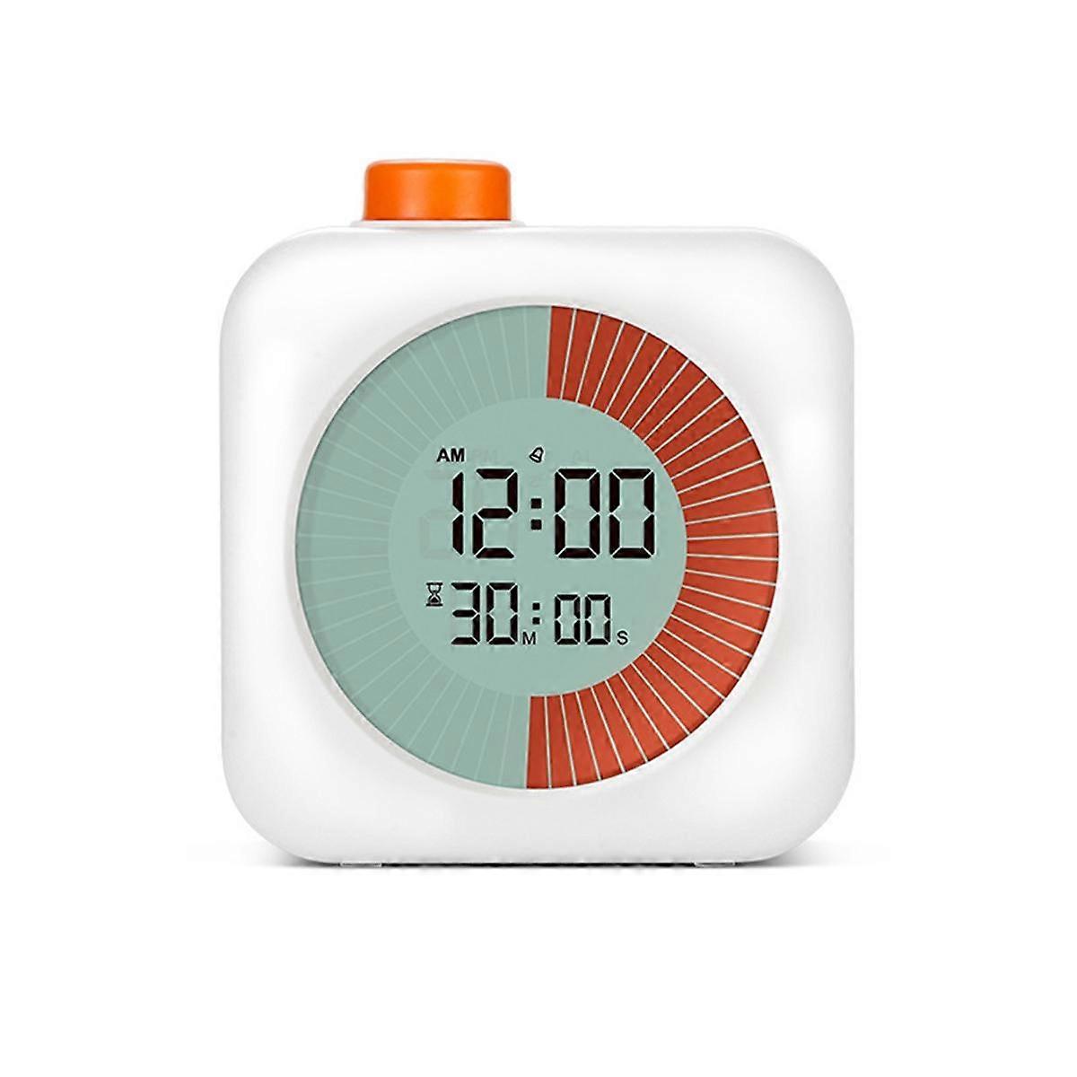 Cronometru vizual de 60 de minute, ceas cu temporizator dual, cronometru în clasă, cronometru cu numărătoare inversă pentru instrument de gestionare a temporizatorului pentru acasă, școală sau serviciu