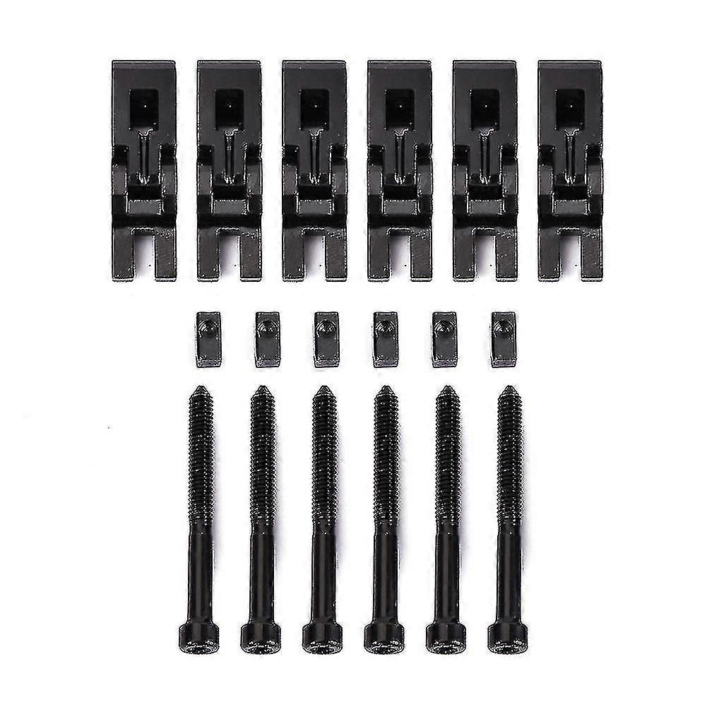 6pcs Double Locking System String Saddles For Floyd Rose Guitar Tremolo Bridge
