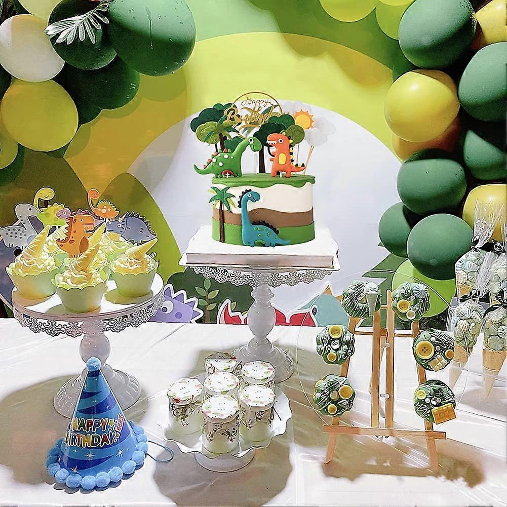 Decorazioni Torta Dinosauri, Topper Cupcake Dinosauri, Dinosauro Cupcake Topper, Dinosauro Tema Torta, Cake Topper Dinosauro, Addobbi per Torta Dinosauri, Topper Dinosauro Decorazioni (Verde 3