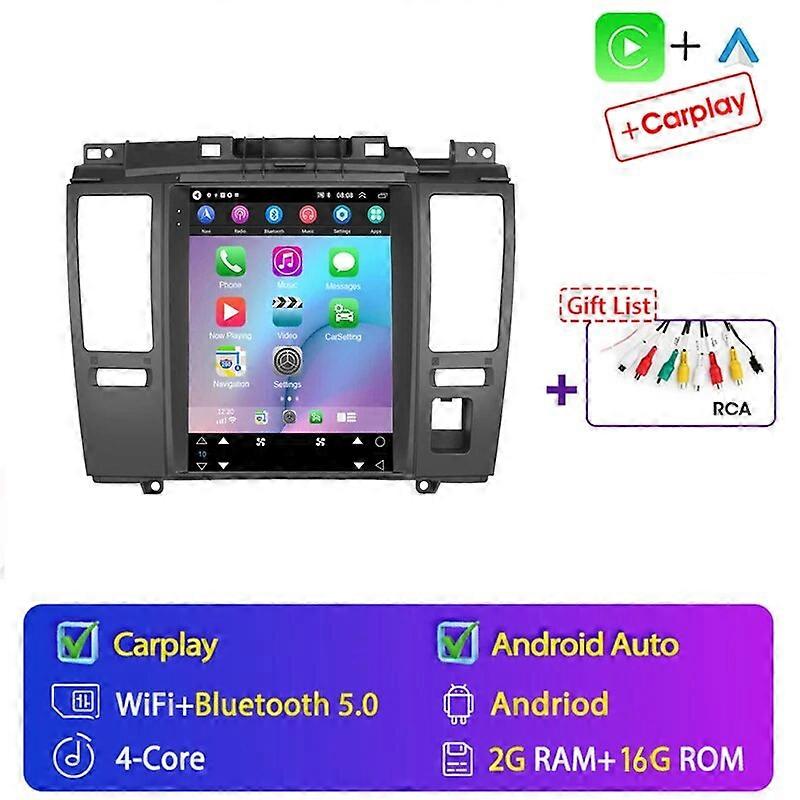 2 Din Android 12.0 Autoradio Per Nissan Tiida 2004-2013 Lettore Video Multimediale Navigazione GPS DVD FM Audio Carplay Stereo 4G