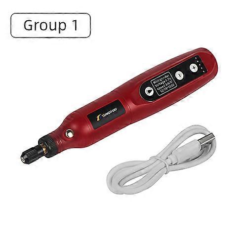 Rechargeable Usb Wireless Drill Pen Engraving 5 Speed Electric Nail Drill with Grinding Accessories Set for Dremel Home DIY