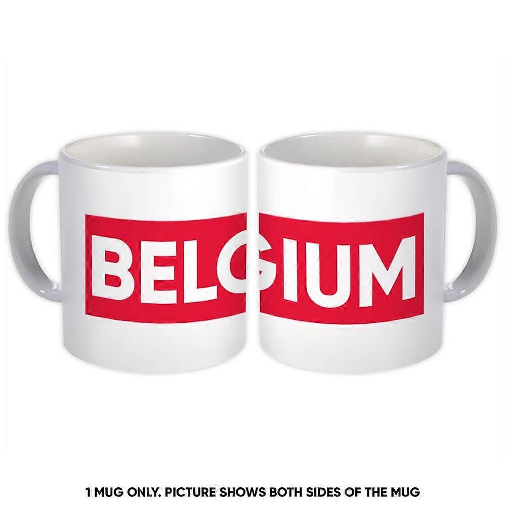 Gift Mug: Belgium Belgium Red