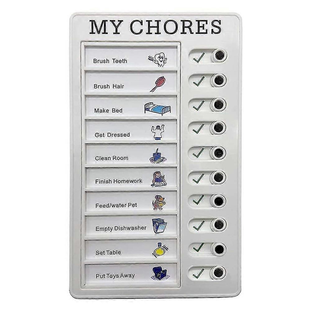 Memo Plastic Board Planner Check List Rv Checklist My Chores Reusable Elder Care Reminder