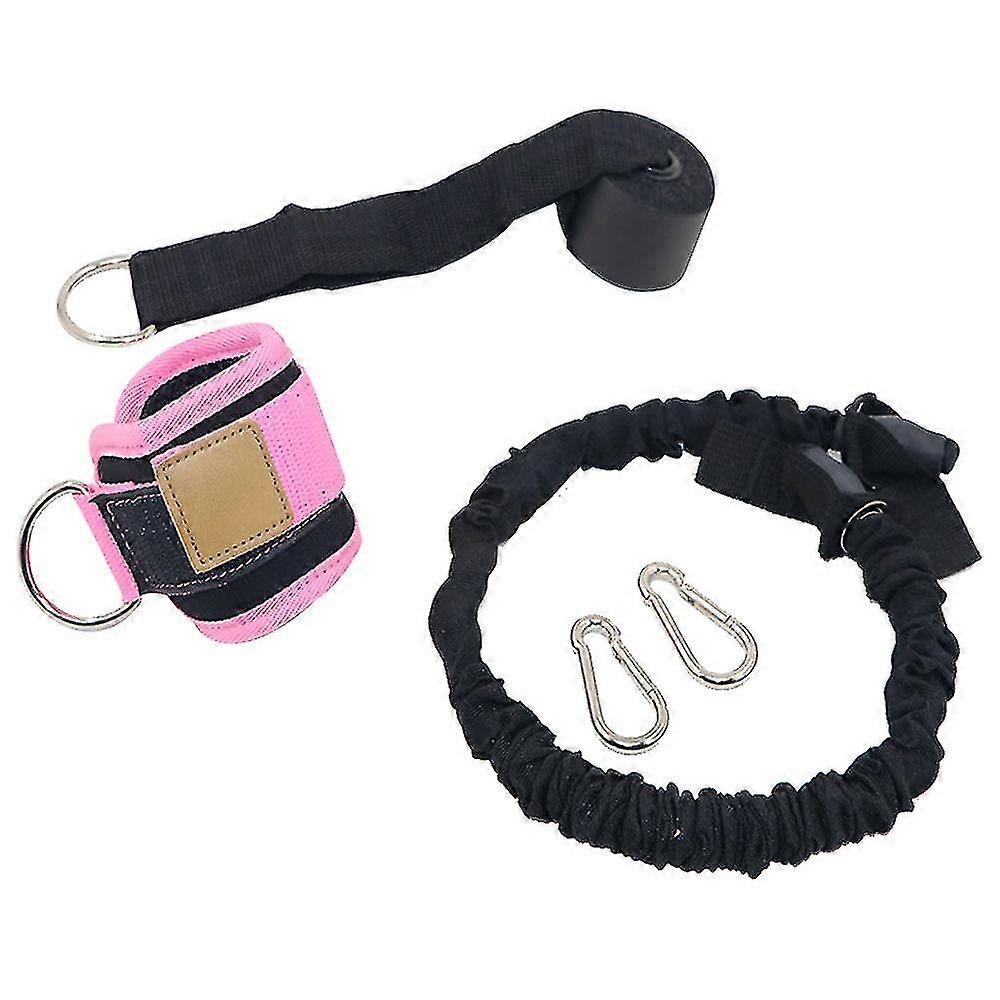 Ankle Strap With Resistance Band Neoprene Padded Ankle Straps