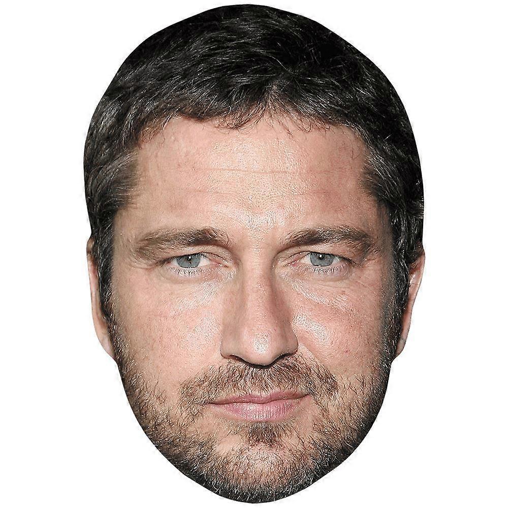 Gerard Butler (Beard) Celebrity Mask, Flat Card Face