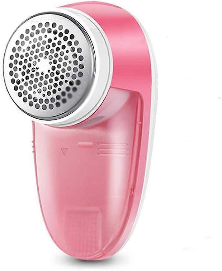 Lint Remover, Electric Operated Fuzz Off Lint Remover Clothes Carpet Bobble Fluff Pilling Removing1PcsPink