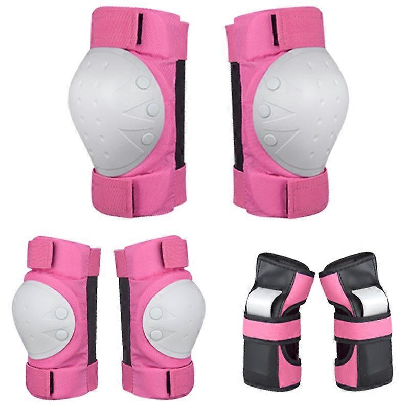 Protectors For Kids And Adults, 6 In 1 Protector Set, Adjustable Knee Pads, Elbow Pads, Wrist Pads