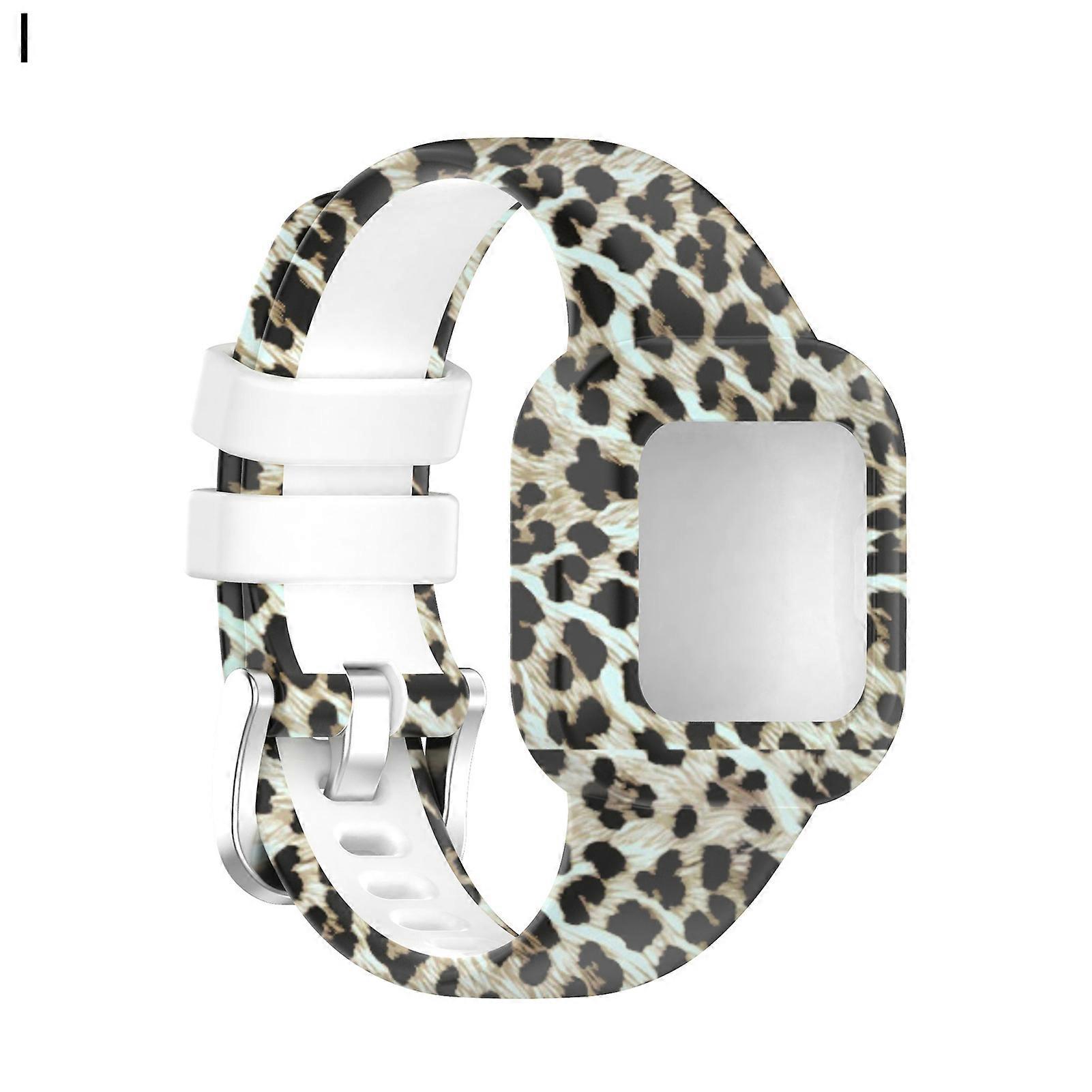 Watch Band Pattern Printing Soft Silicone Wrist Bracelet Strap Wristband Compatible Garmin Fit JR3/Vivofit Jr.3