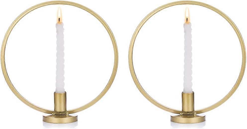 Set of 2 Scandinavian Style Tapered Candelabra Candelabra Geometric Small Candelabra Wrought Iron