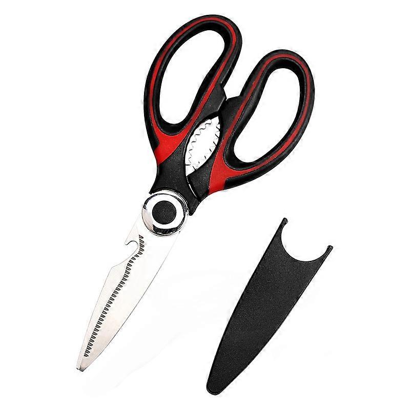 Household Kitchen Chicken Bone Meat Vegetable Walnut Scissors Shears Cutter Tool JIKAIX