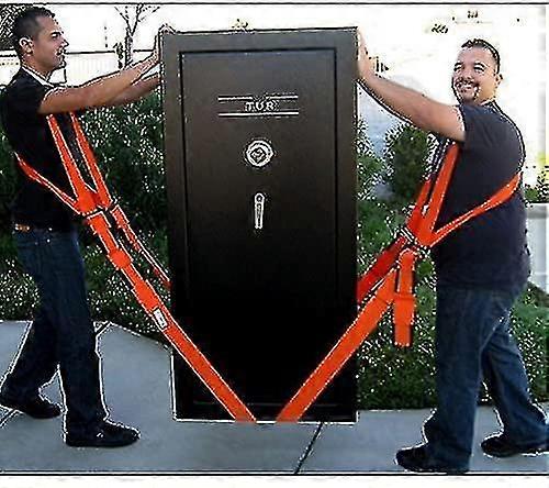 Lifting And Traveling Straps Designed For Objects, Heavy Objects Without Back Pain, Straps And Harnesses (2 Person Shoulder Lift And Move System)