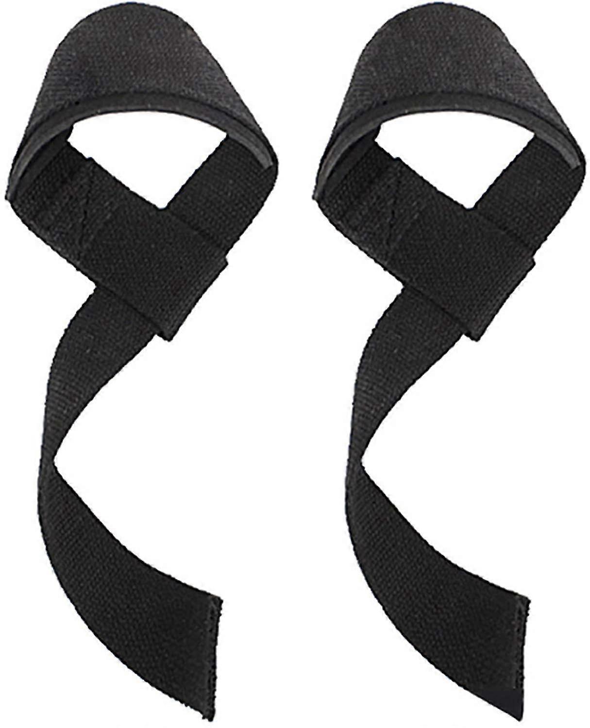 2 st Power Belt Lyft Handledsremmar Dra upp bomullsgrepp Anti Slip