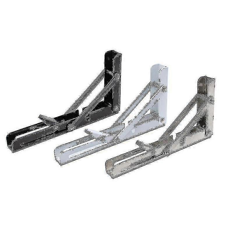 2 Pcs Folding Shelf Brackets, Diy Mounted Folding Table Hin, Save Bench