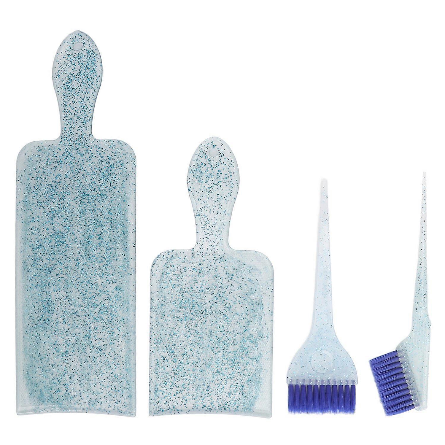 4 قطع طقم لوح تلوين الشعر تسليط الضوء على صبغ تبييض الشعر صباغة فرشاة المجلس كيت للجمال S