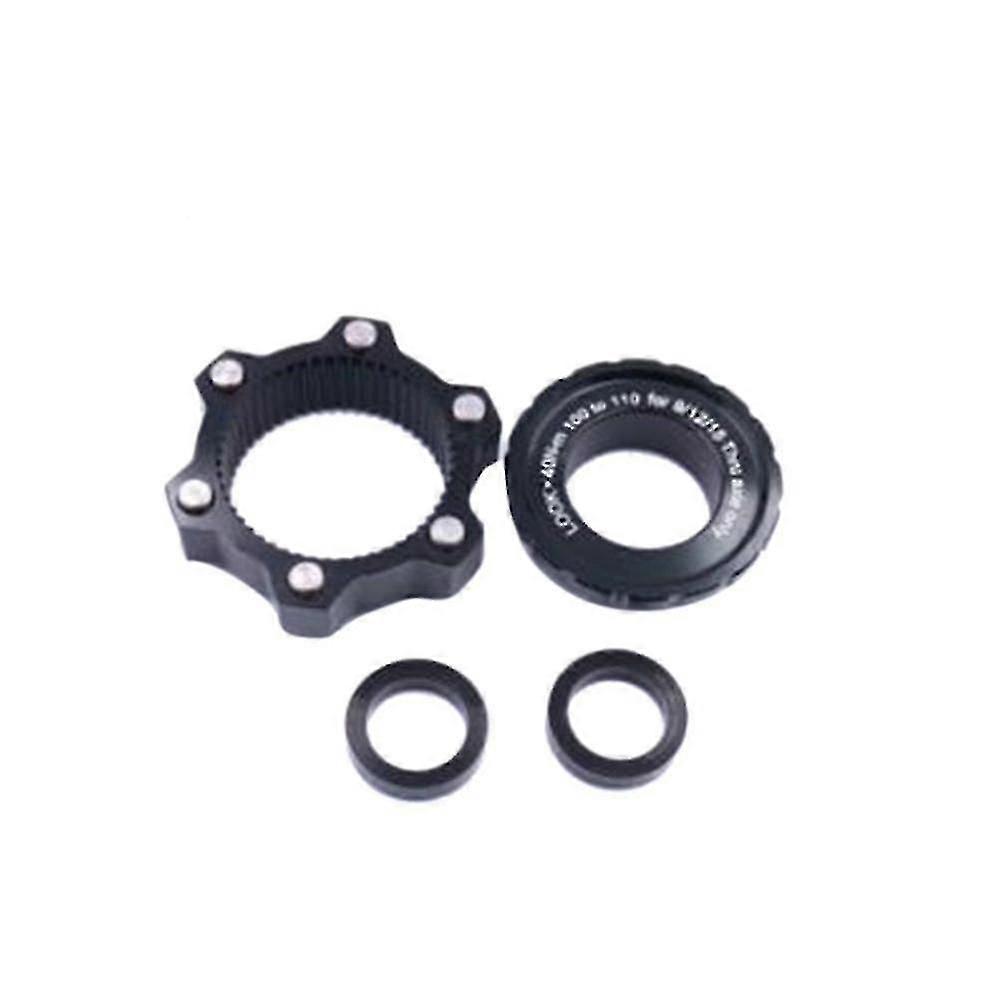 Adapter doładowania piasty centralnego zamka, CenterLock do 6 otworów z przodu 15X100 do 15X110, CenterLock do tarczy