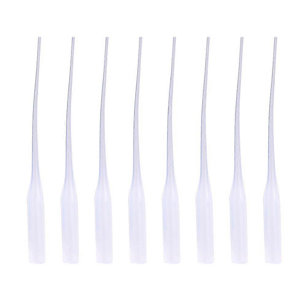 Disposable Plastic Adhesive Glue Dropper White 65~80x5mm Hole: 3.5mm