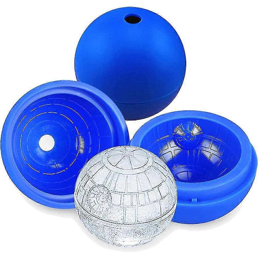 Mold Ice Cube Tray, Ice Ball Mold For Star Wars Lovers Or Christmas Party Theme blue