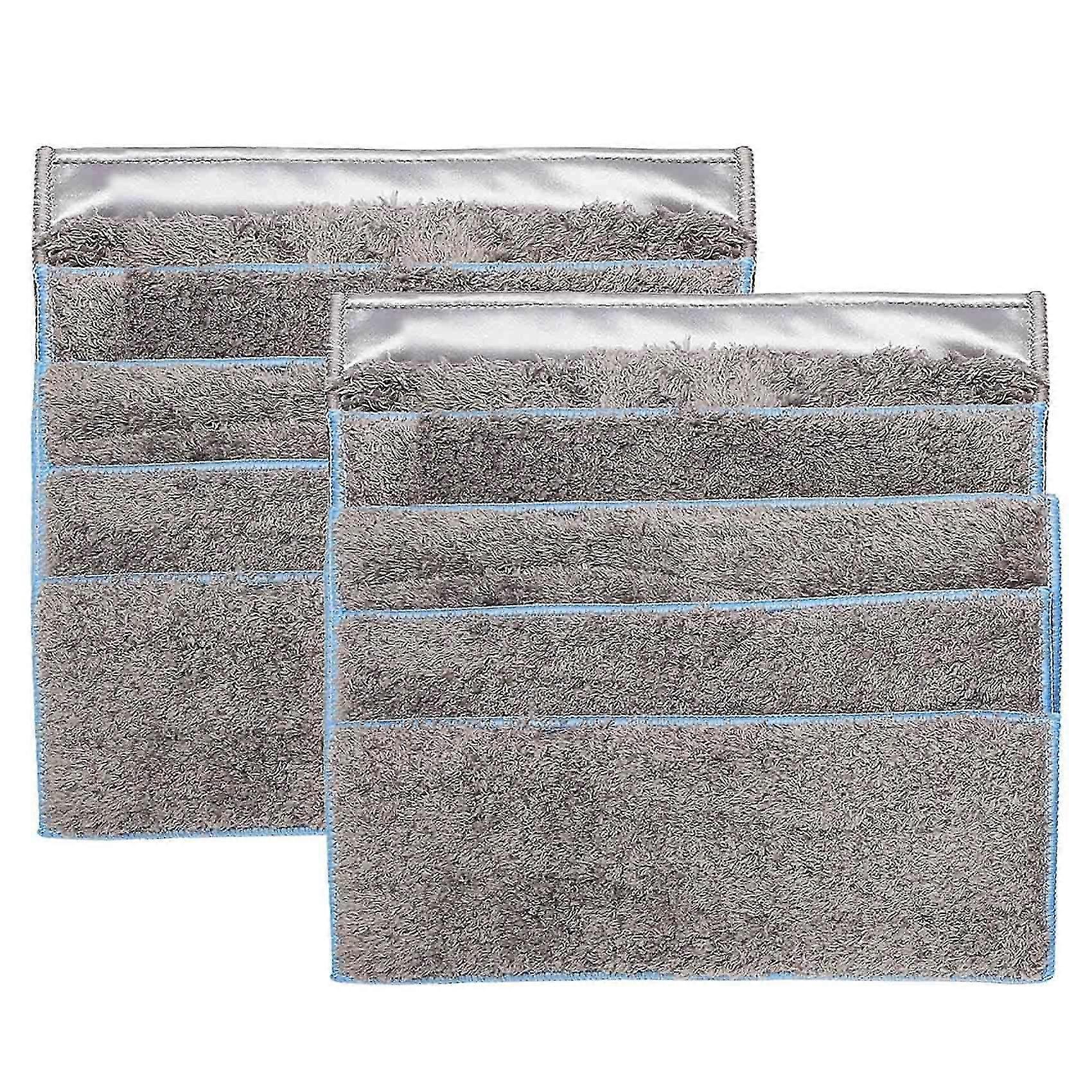 10-pack Washable & Reusable Mop Pads, Mopping Pads Replacement For M6 (6110) Robot Mop