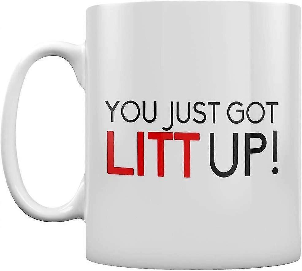 You Just Got Litt Up Mug, White, 325 Ml