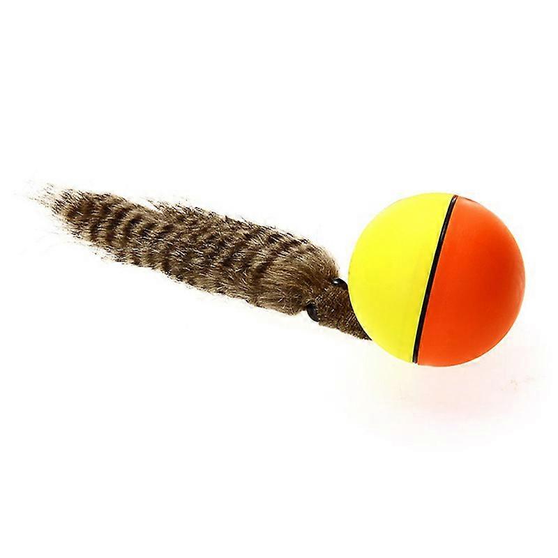 Fliyeong dog cat beaver weasel jumping moving rolling ball puppy pet toy preferences durable and useful.