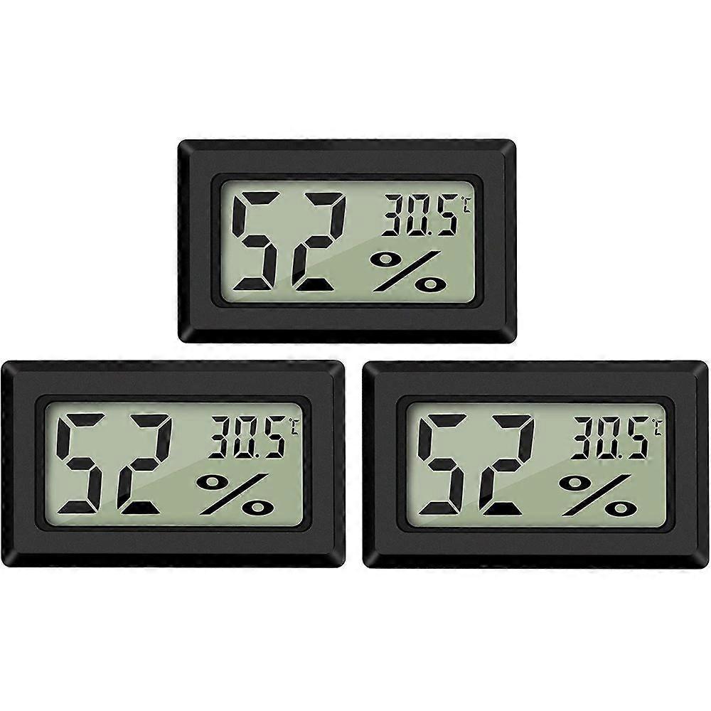 3X Mini LCD Digital Thermometer Temperature Humidity Hygrometer