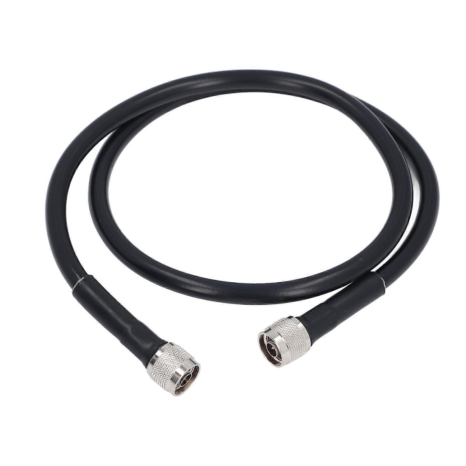 N Type Male to Male Connector RF Cable 50Ω Coax Extension Cable GEL400 Test Line for Antenna and Amplifier 1M 3.28FT