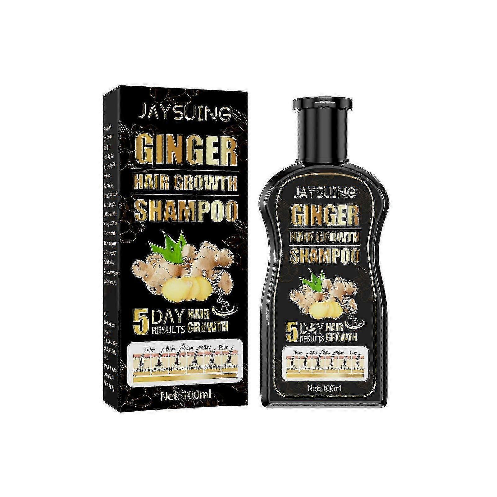 Jaysuing Ginger Conditioning Shampoo Refreshing Anti-Dandruf And Relieve Itching Solid Hair Dense Hair Anti-Drop Moisturizing Soft Fluff