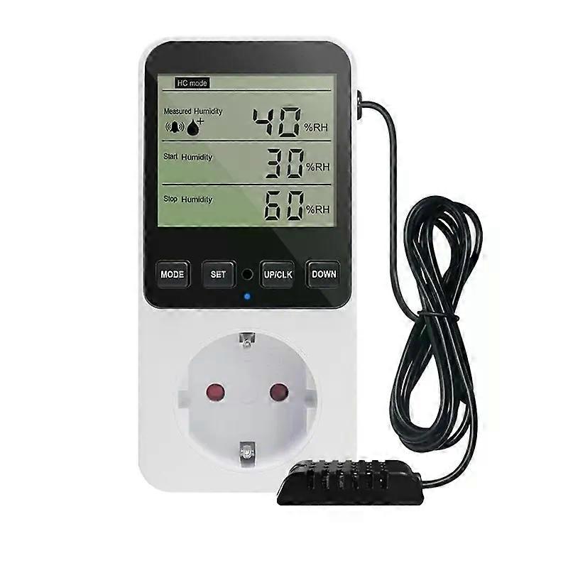 Humidity Controller  Temperature Controller Socket 230 V  Temperature Switch  Socket Thermostat Switch EU Plug