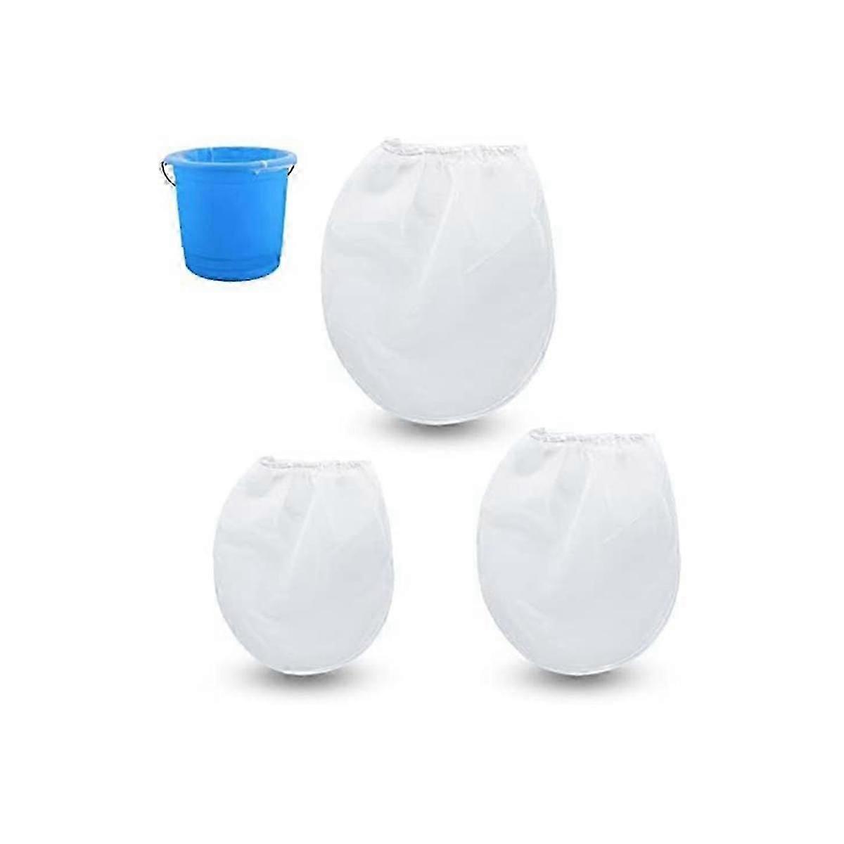 Elastic Top Paint Strainer Bags White Fine Mesh Bag Hydroponic Paint Filter Bag for Hydroponics Pai