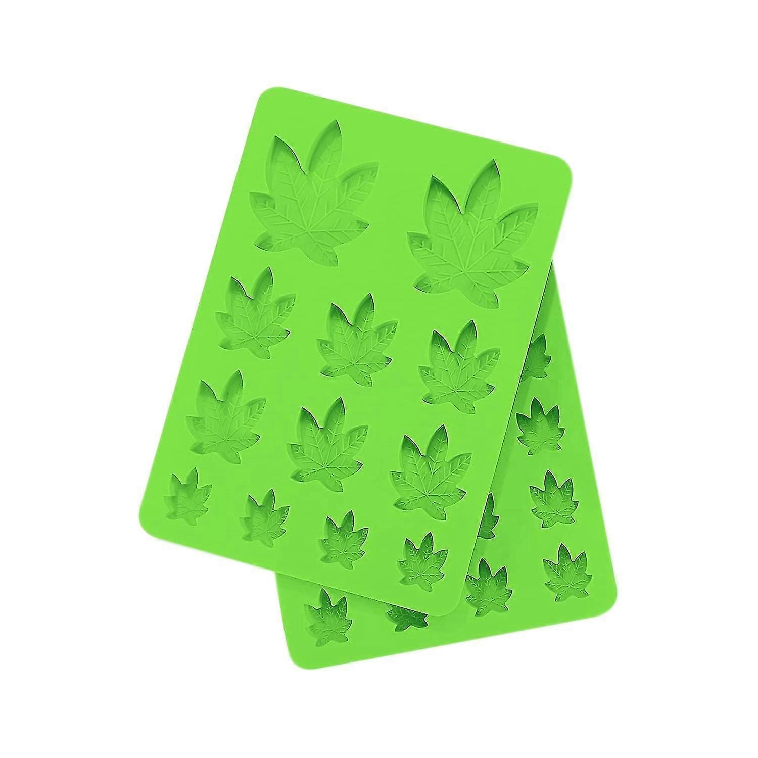 12 Maple Leaf Ice Grid Homemade Ice Block Mold