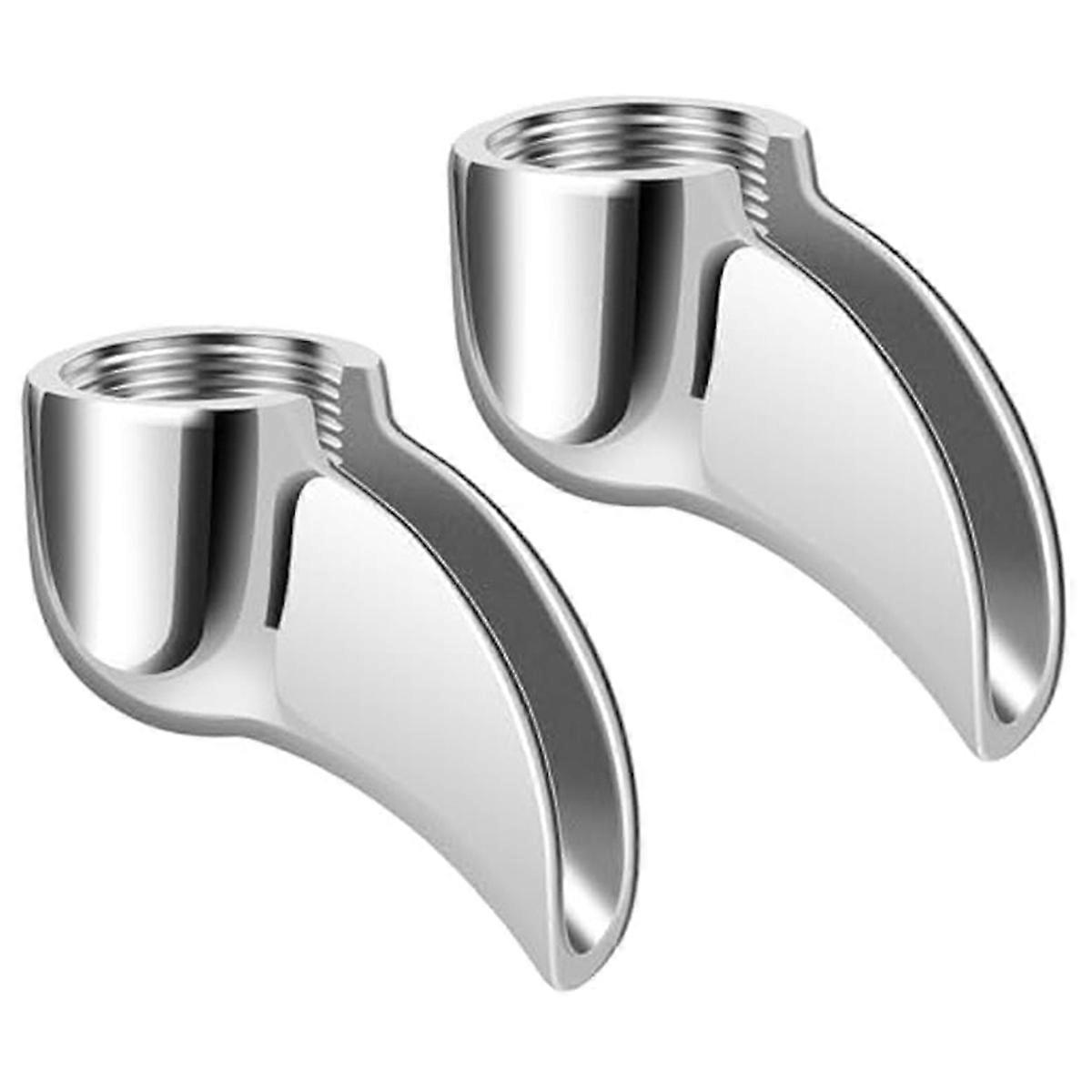 2Pcs Single Portafilter Spout,Coffee Machine Portafilter Spout,Drain Diverter Nozzle,for 58mm Espre