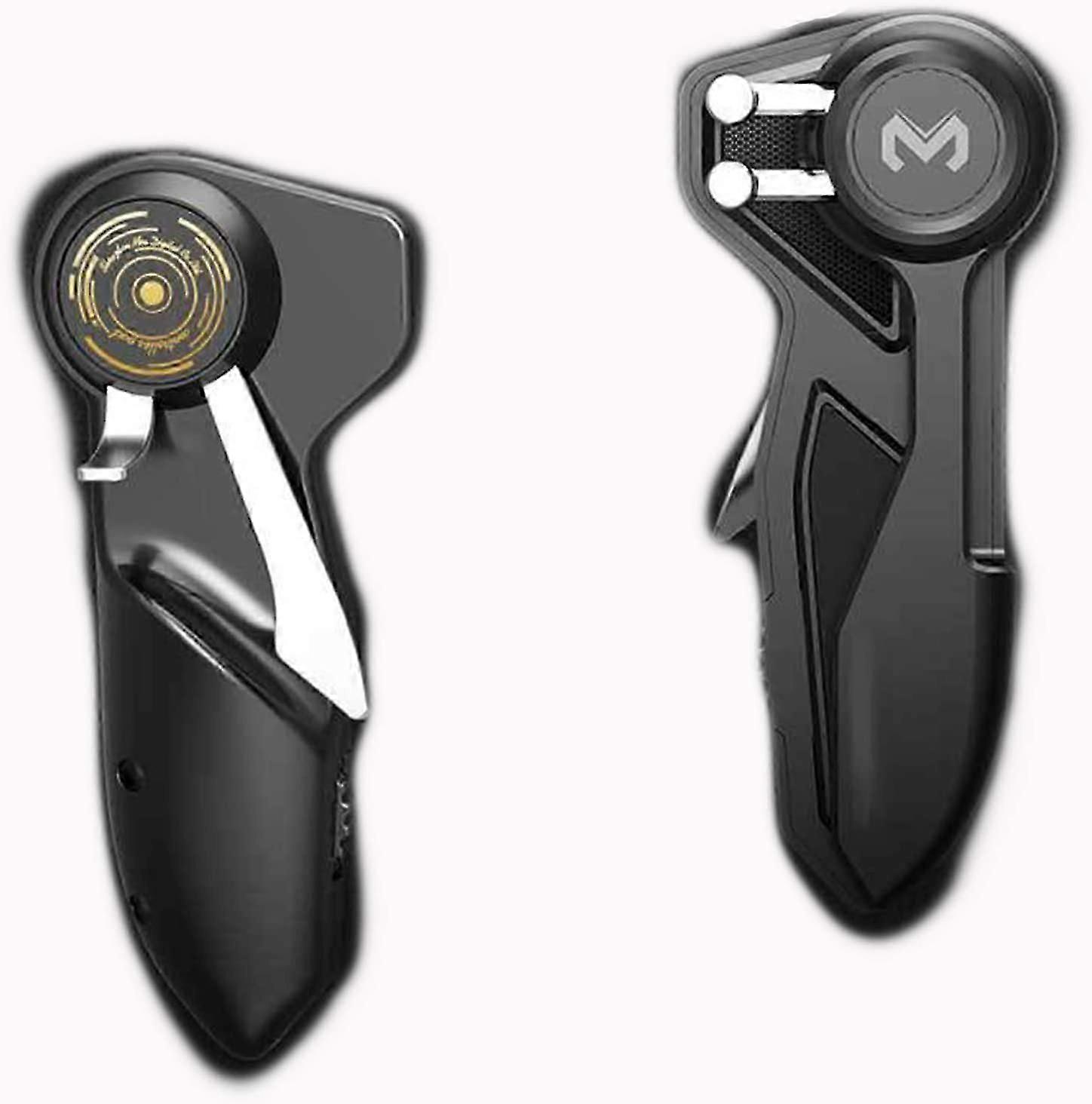 2Pcs Tablet Game Joystick Trigger Handle 6 Finger L1R1 Shooter Fire Aim Button Controller